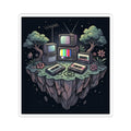 Floating Island | Kiss-Cut Sticker