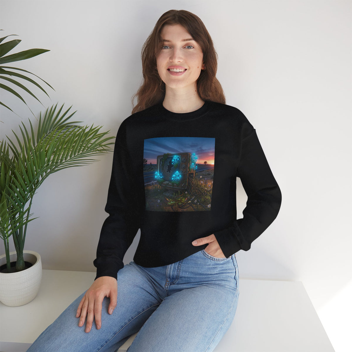 Sunset Static | Crewneck Sweatshirt