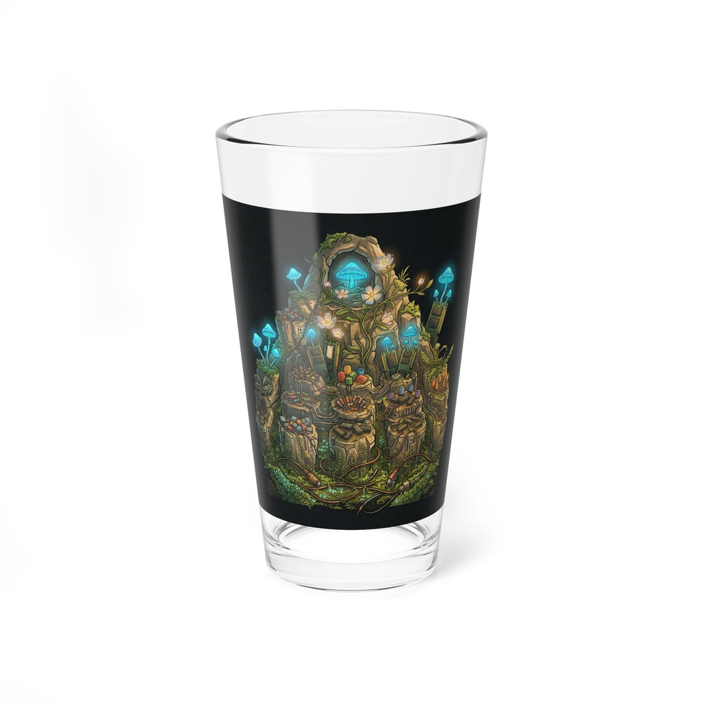 Silicon Ridge | 16 oz Glass