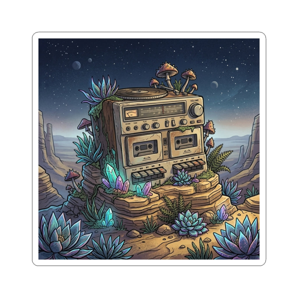High Desert Hi-Fi | Kiss-Cut Sticker