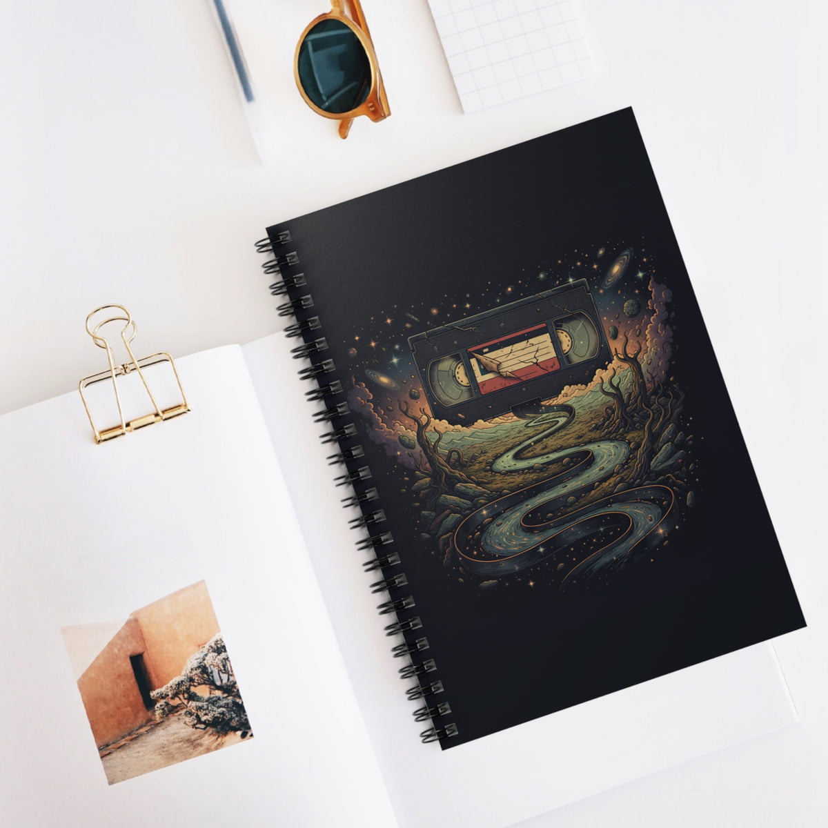 Cosmic Rewind | Spiral Bound Notebook