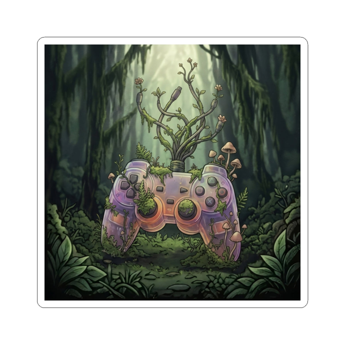 Rooted Control | Kiss-Cut Sticker