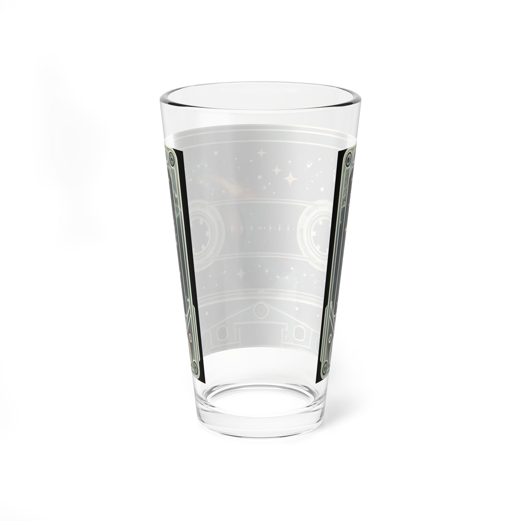 Galaxy Cassette Tape | 16 oz Glass