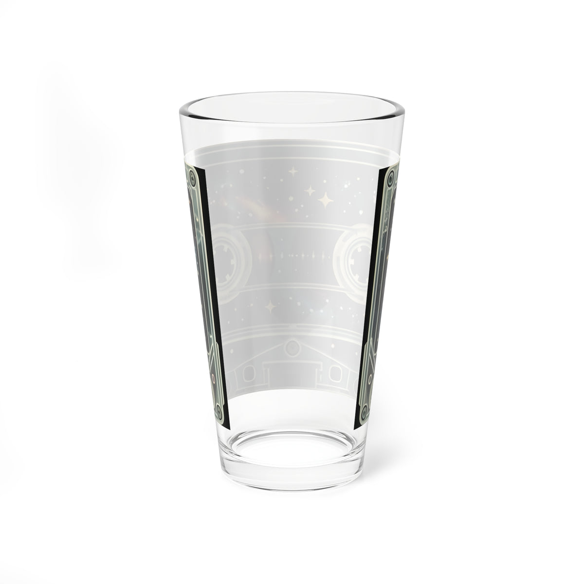 Galaxy Cassette Tape | 16 oz Glass