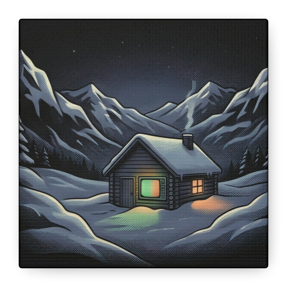 Static Cabin | Matte Canvas