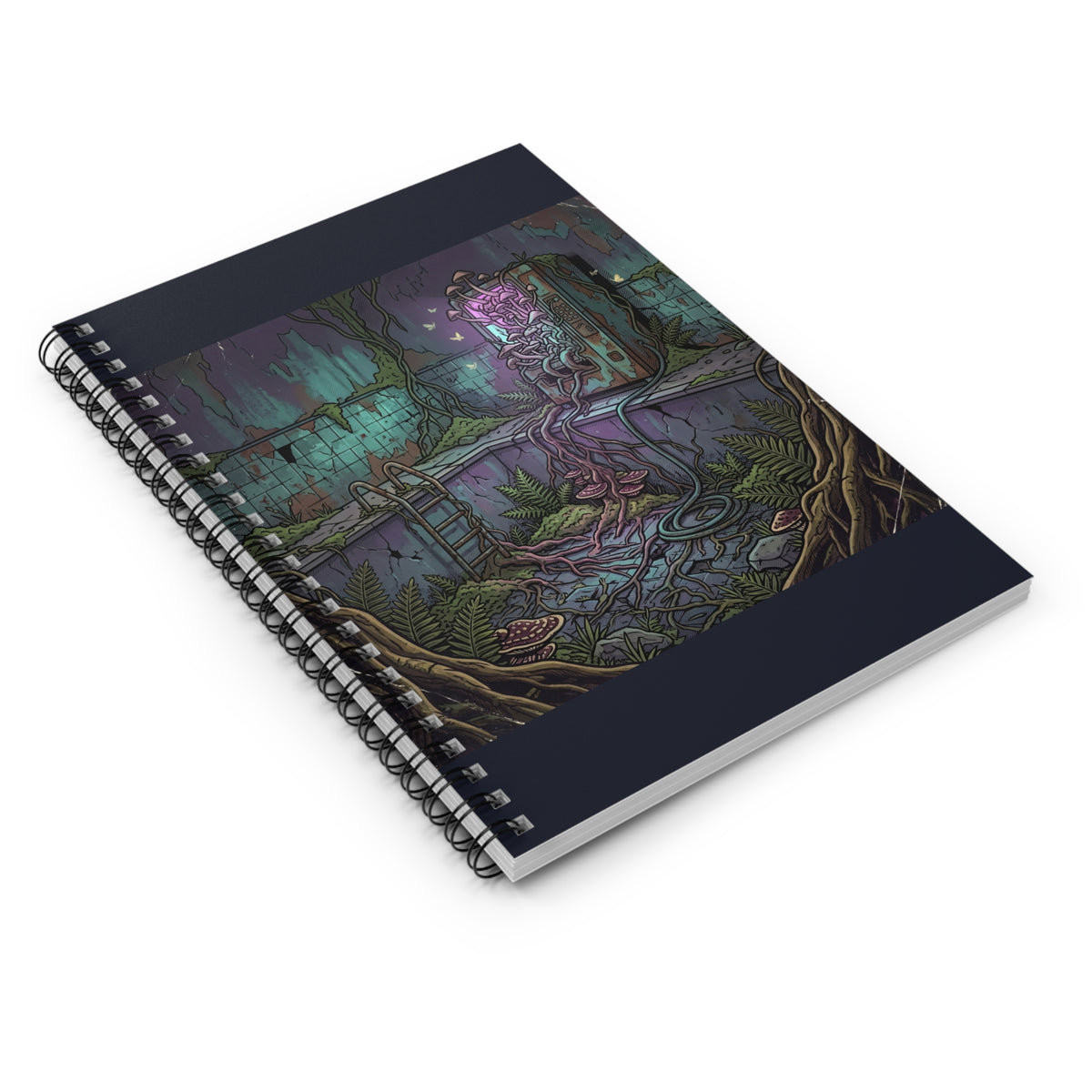 Overgrown Vending Machine | Spiral Bound Notebook