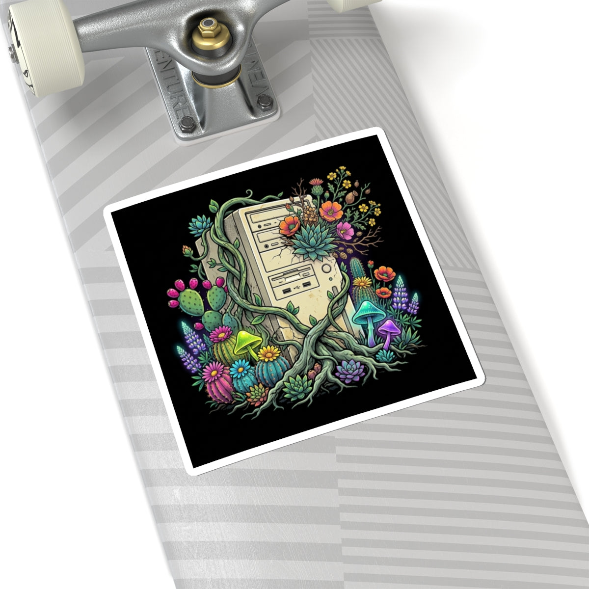 Flower Tower | Kiss-Cut Sticker