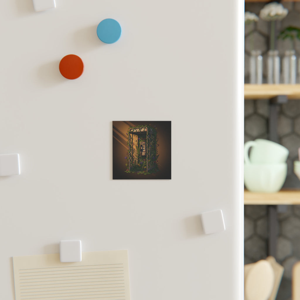 Overgrown Signal | Square Fridge Magnet