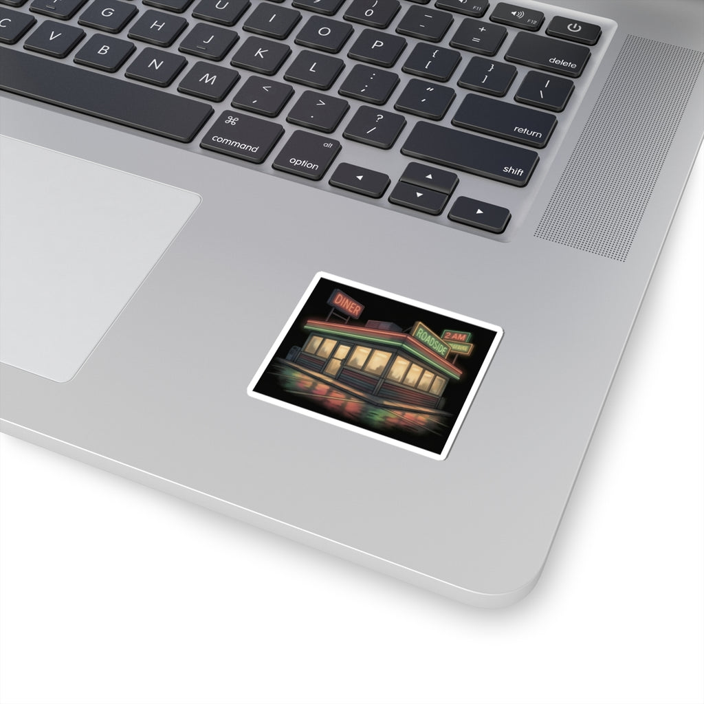 2 AM Roadside Diner | Kiss-Cut Sticker