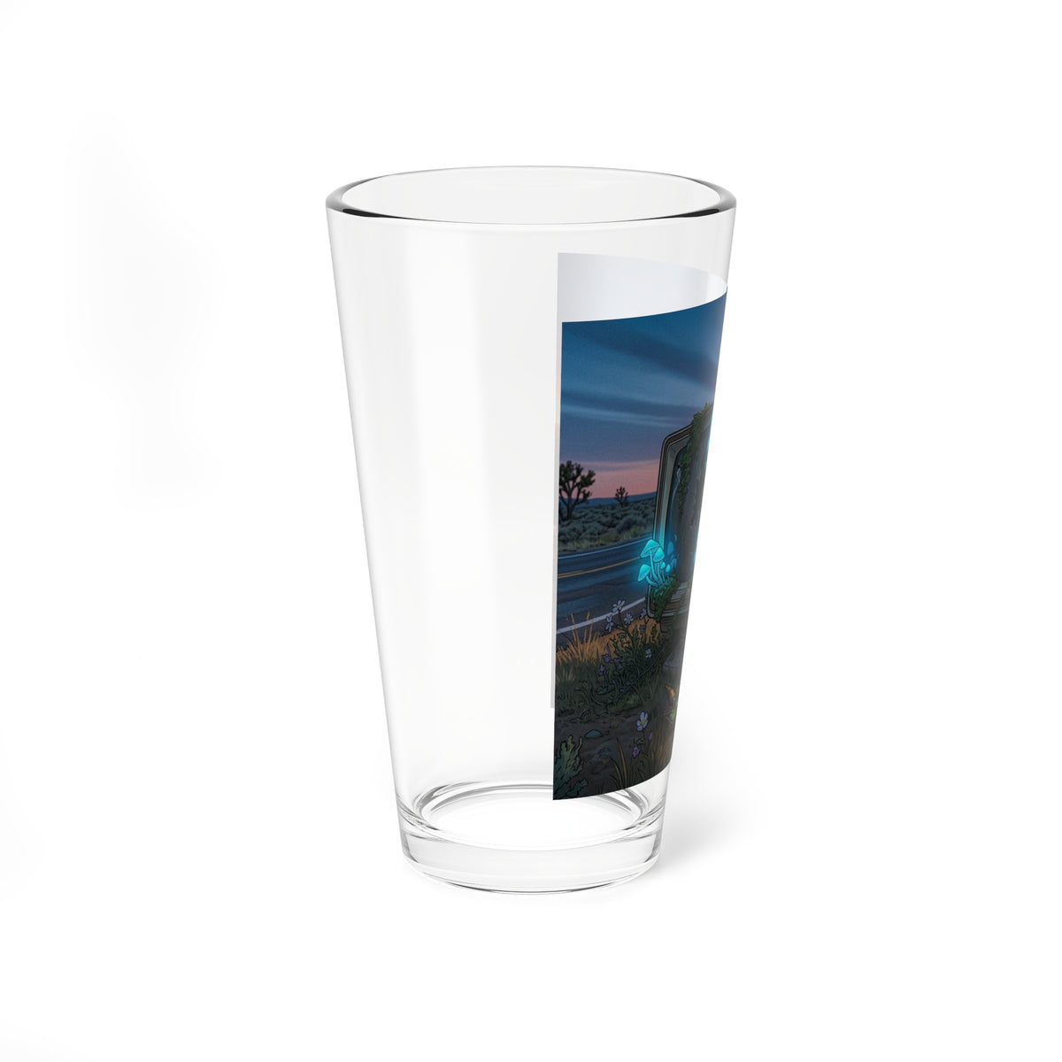 Sunset Static | 16 oz Glass
