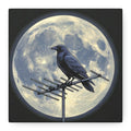 Crow on Antenna | Matte Canvas