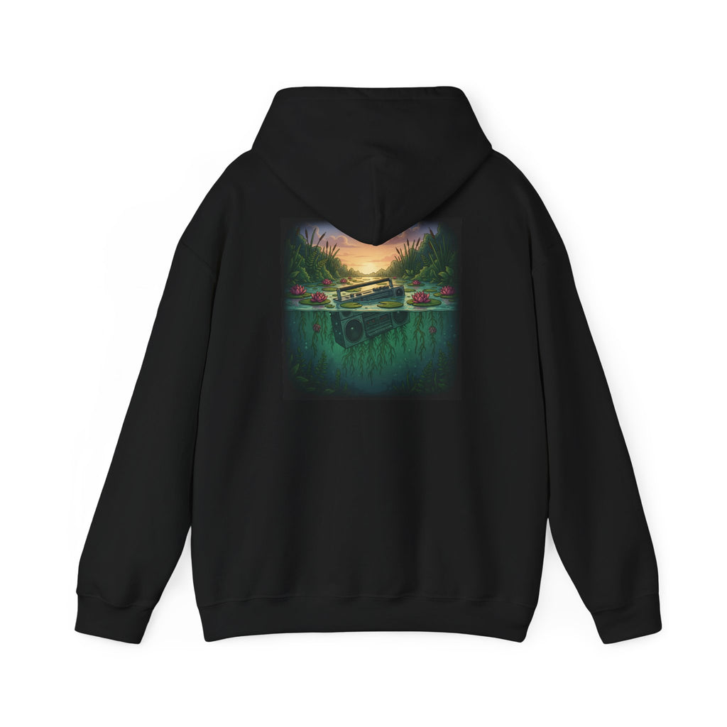 Submerged Frequency | Print on Back Hoodie