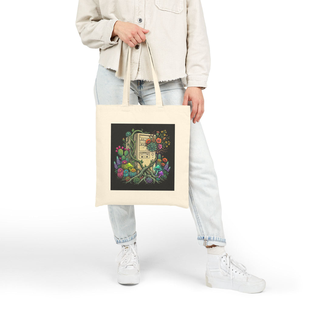 Flower Tower | Canvas Tote Bag