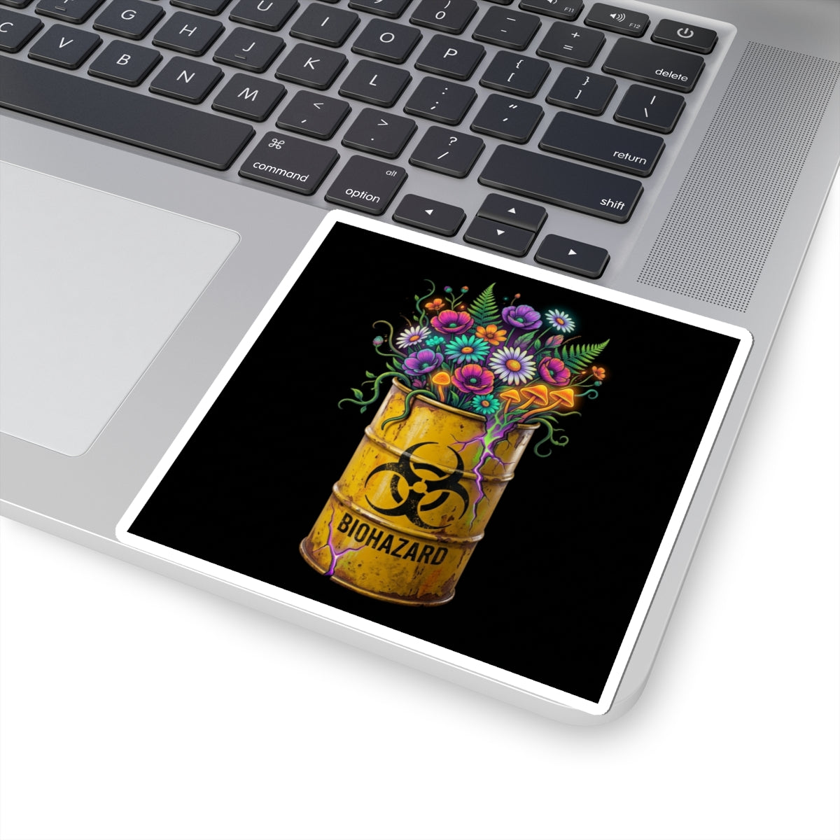 Biohazard Bloom | Kiss-Cut Sticker