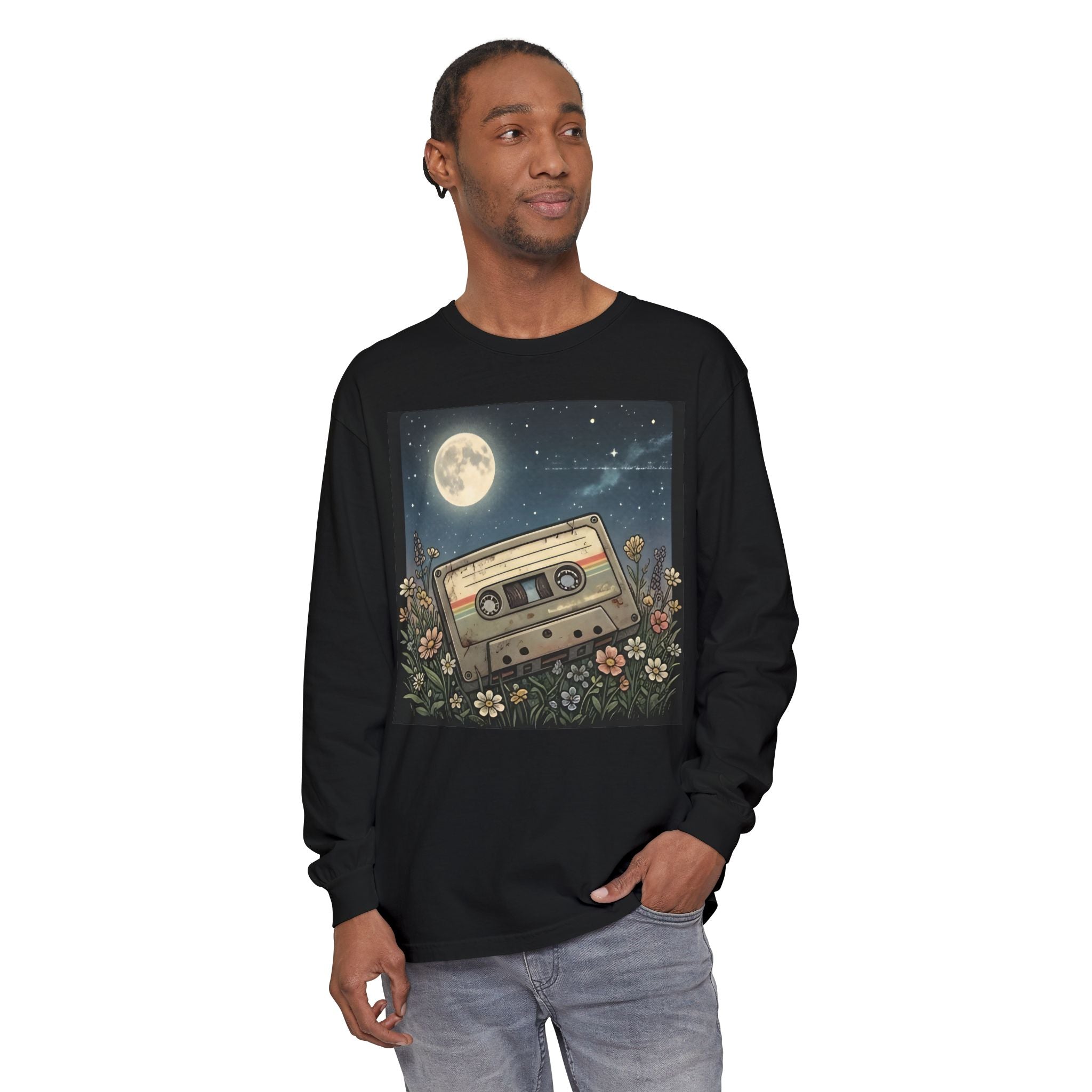 Cassette Moon | Long Sleeve Shirt