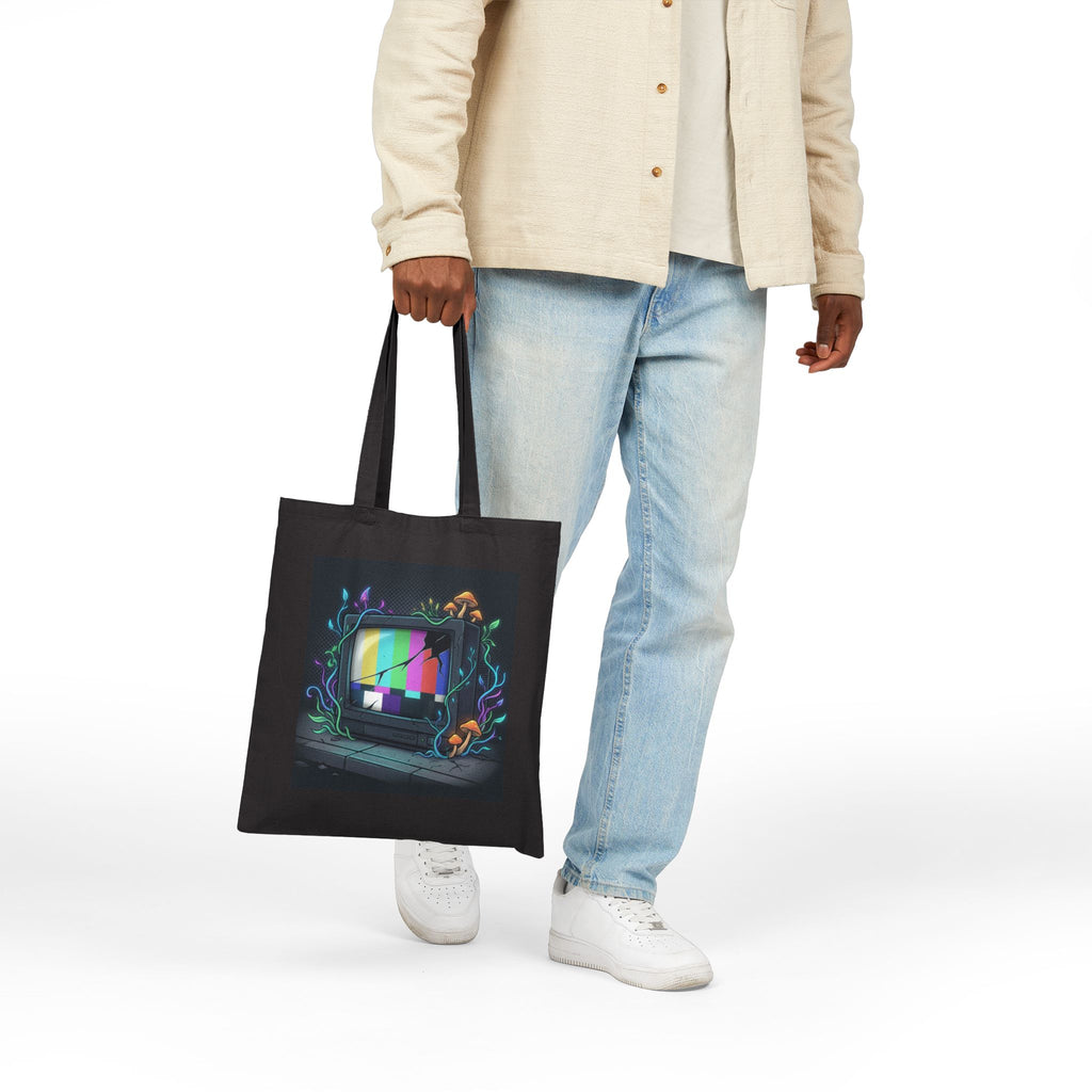 Overgrown Test Screen | Canvas Tote Bag