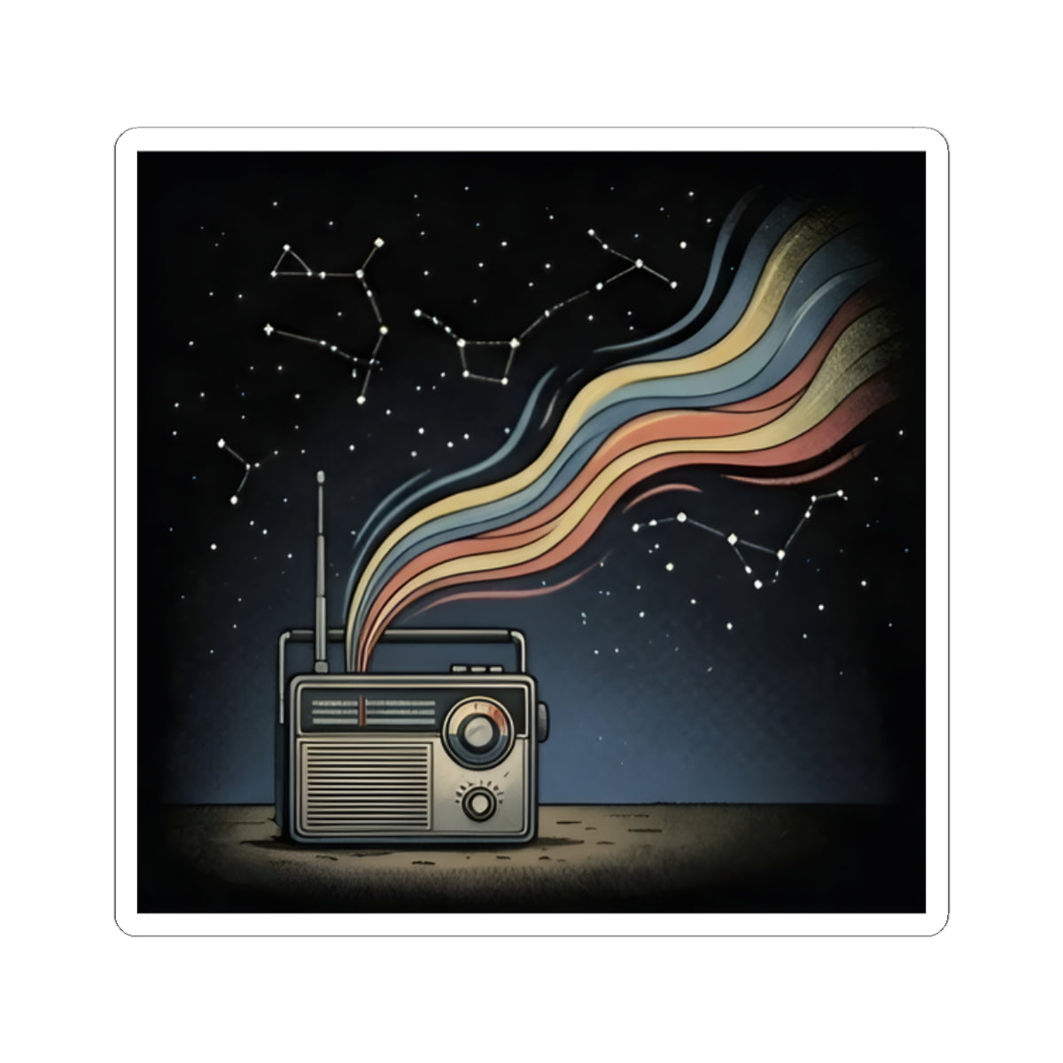Radio Constellations | Kiss-Cut Sticker
