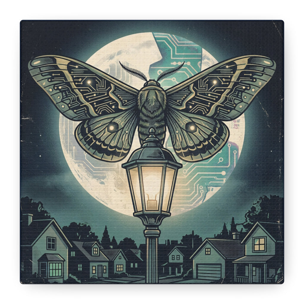 Circuit Moth | Matte Canvas