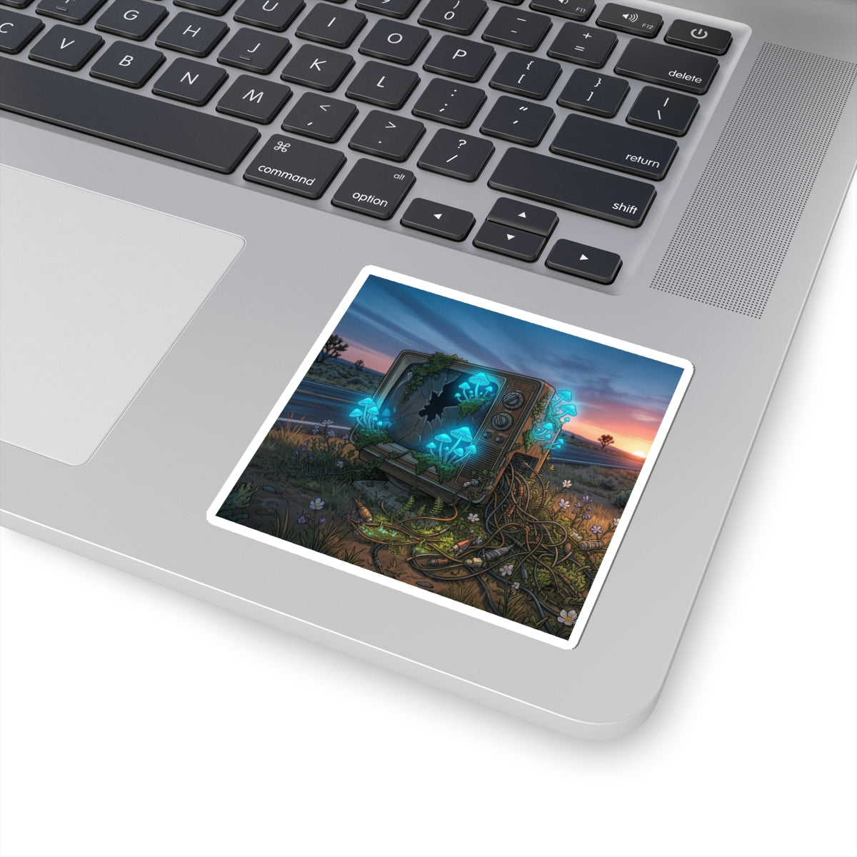Sunset Static | Kiss-Cut Sticker