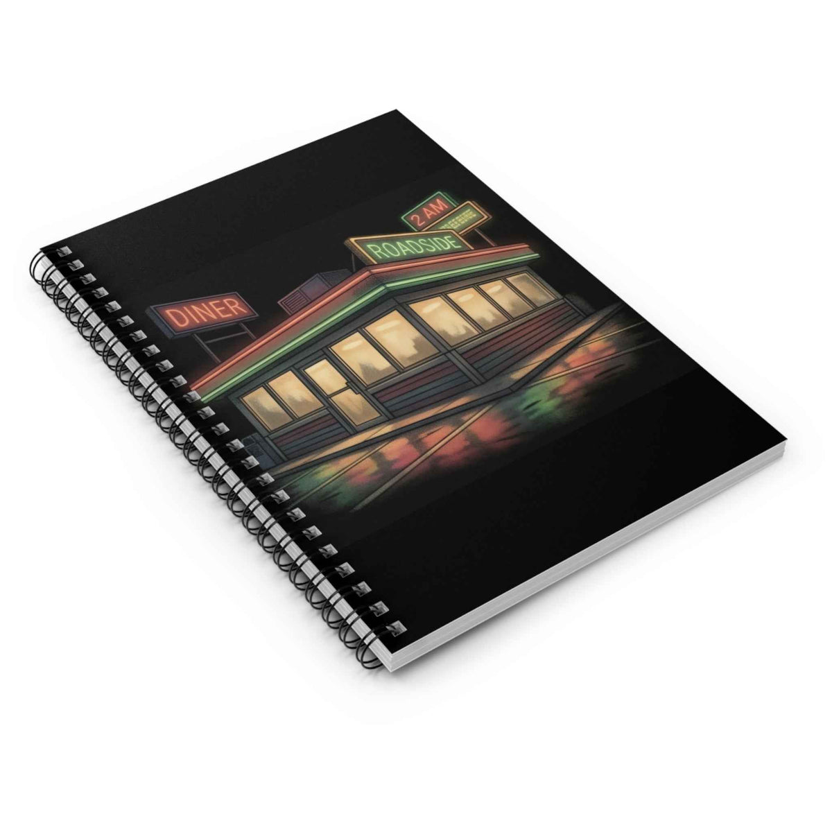 2AM Roadside Diner | Spiral Bound Notebook