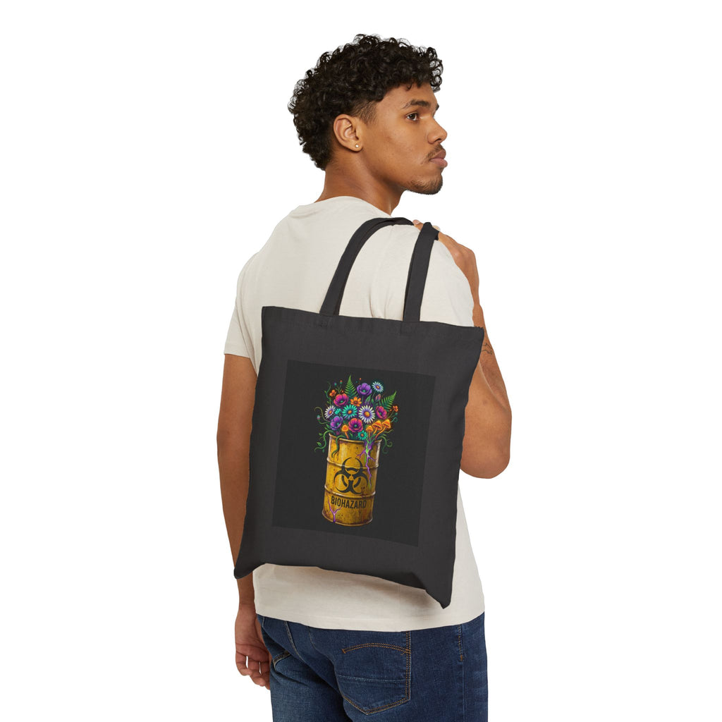 Biohazard Bloom | Canvas Tote Bag