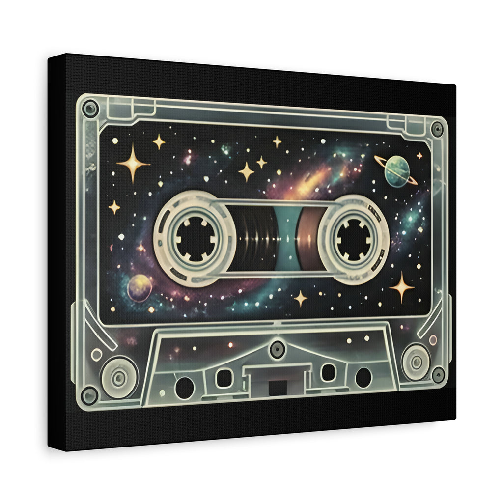 Galaxy Cassette Tape | Matte Canvas