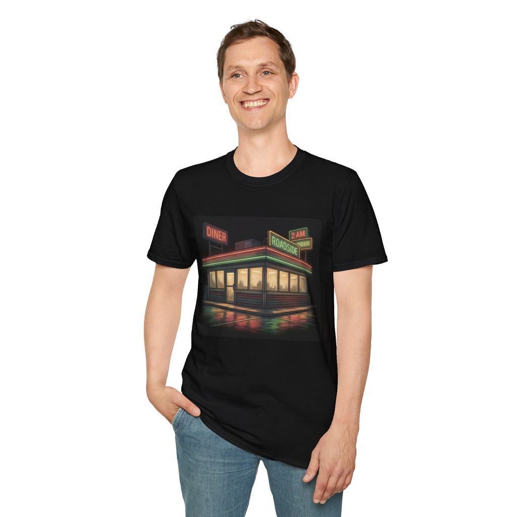 2 AM Roadside Diner | Unisex T‑Shirt