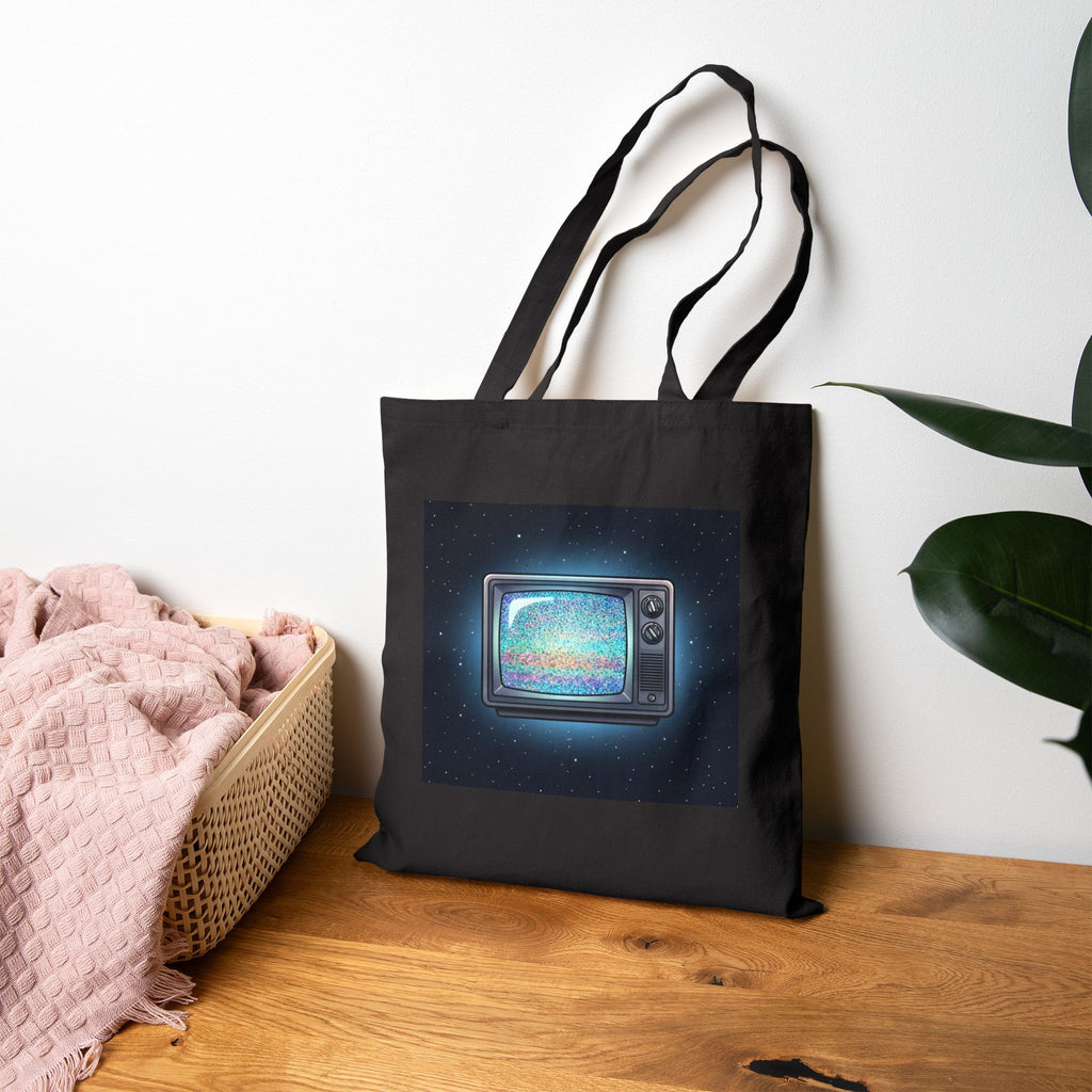 Deep Space Static | Canvas Tote Bag