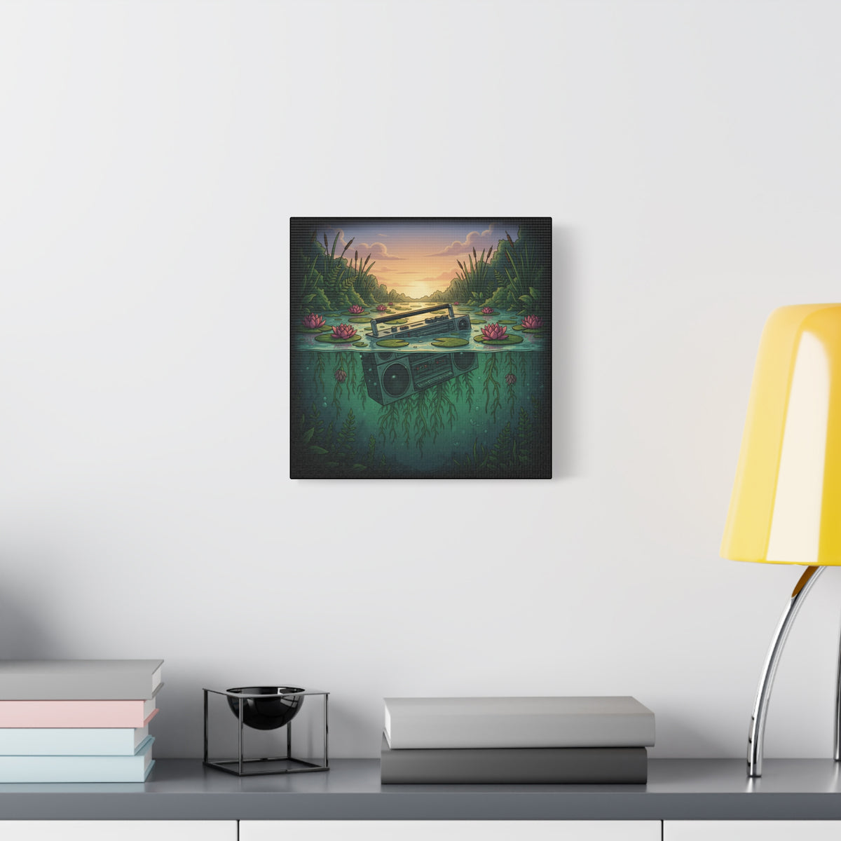 Submerged Frequency | Matte Canvas