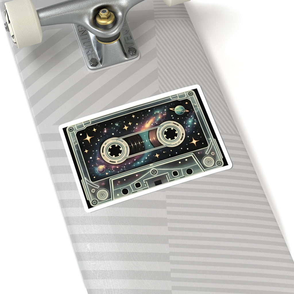 Galaxy Cassette Tape | Kiss-Cut Sticker