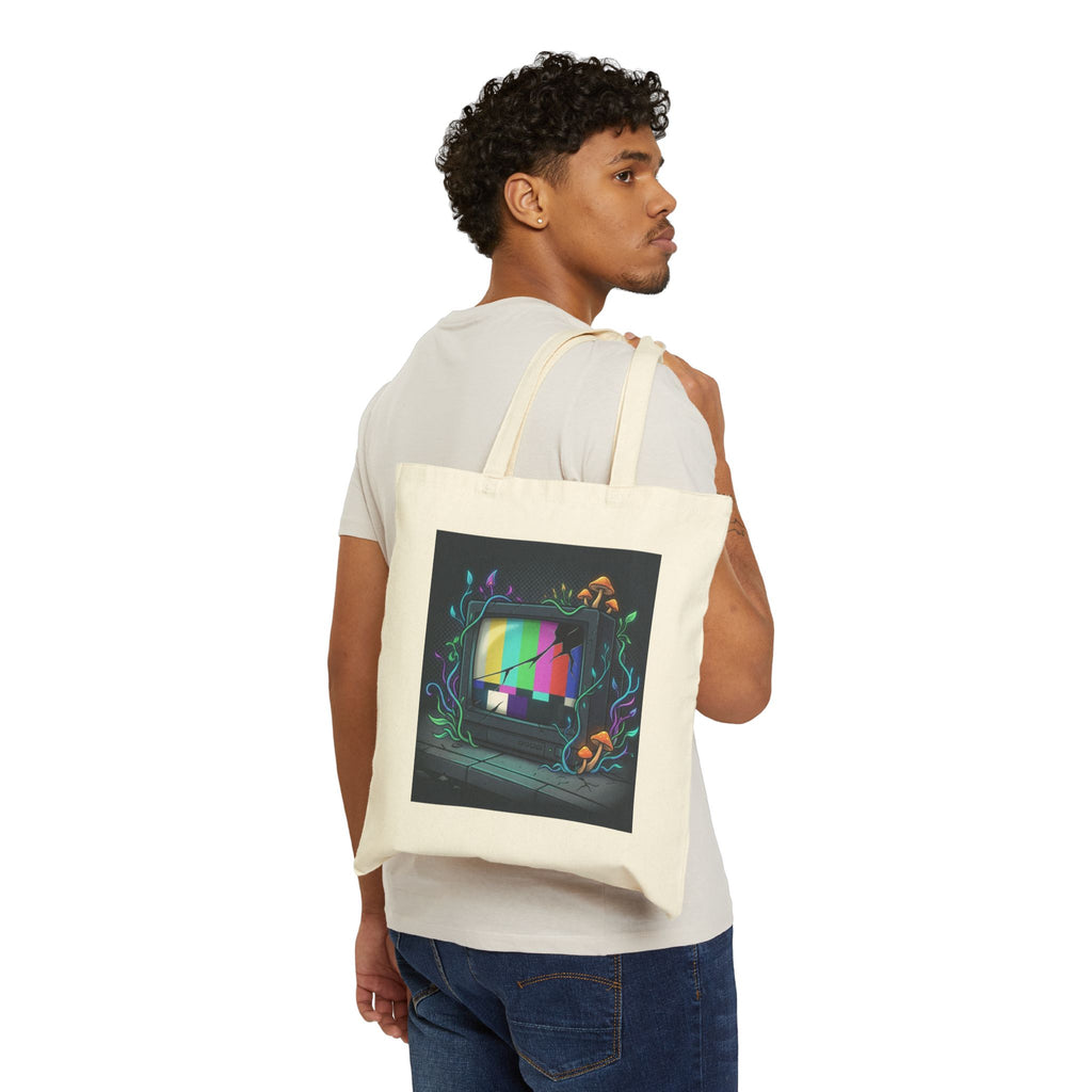 Overgrown Test Screen | Canvas Tote Bag