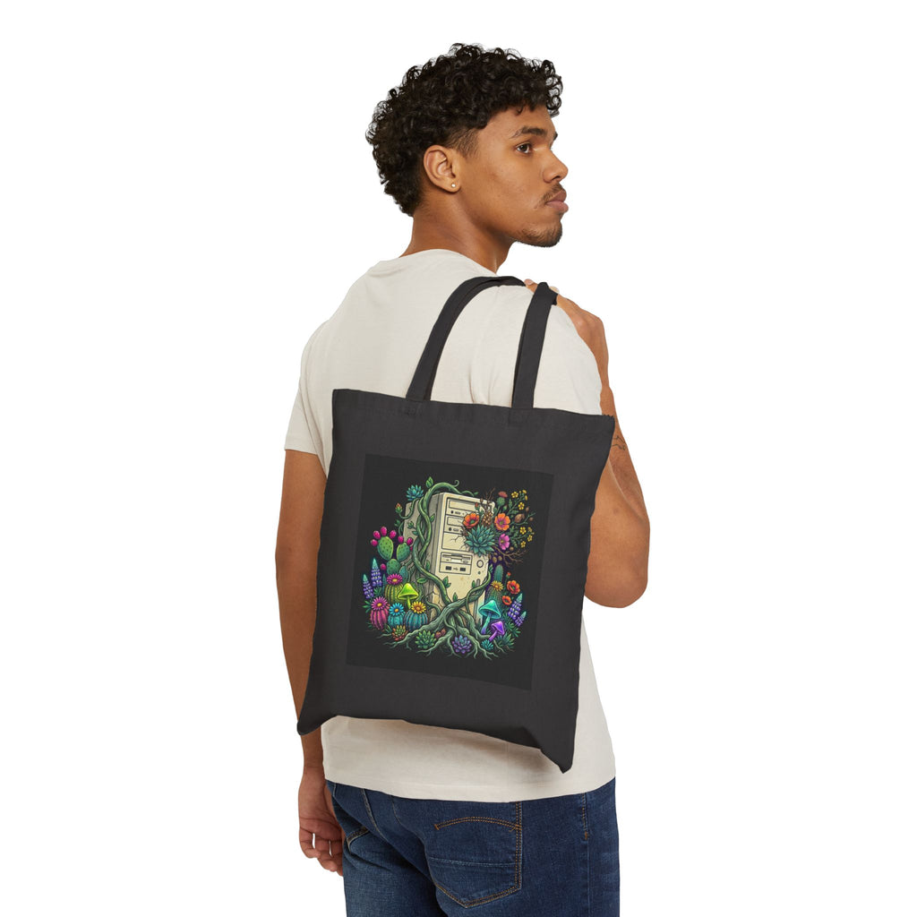 Flower Tower | Canvas Tote Bag