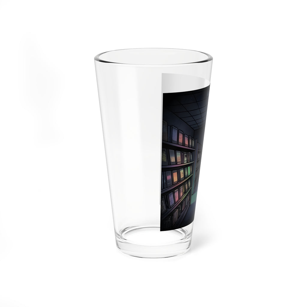 Video Rental Store | 16 oz Glass