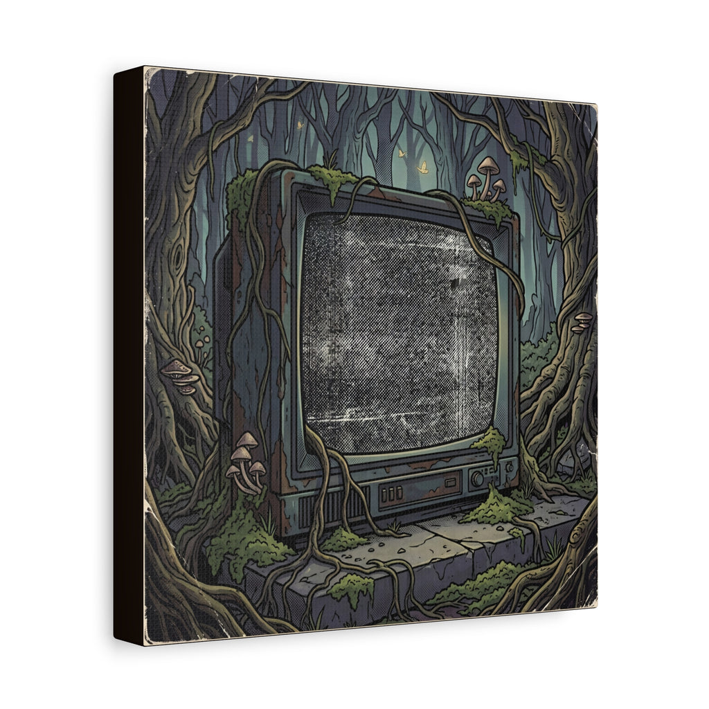 Forest Static | Matte Canvas
