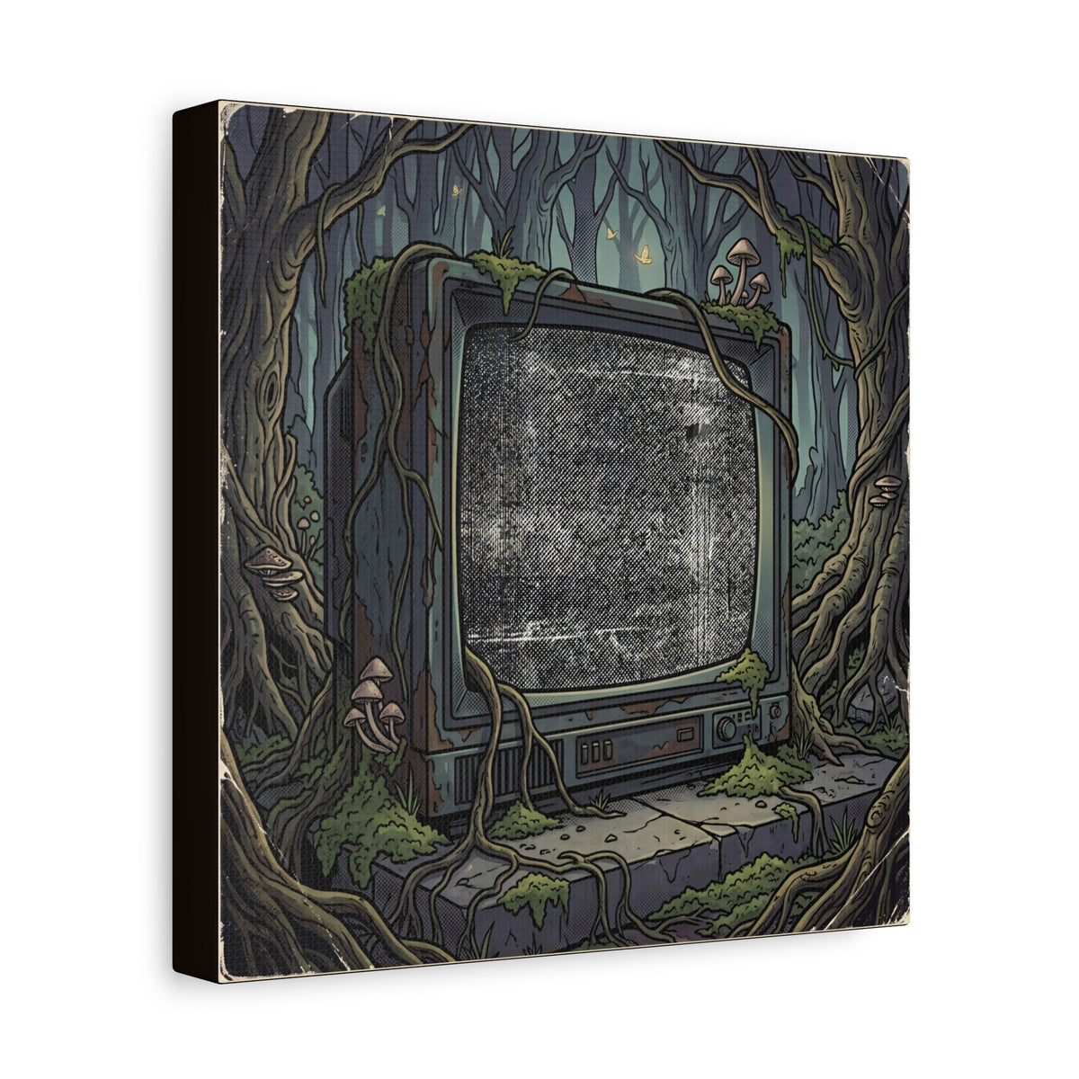 Forest Static | Matte Canvas