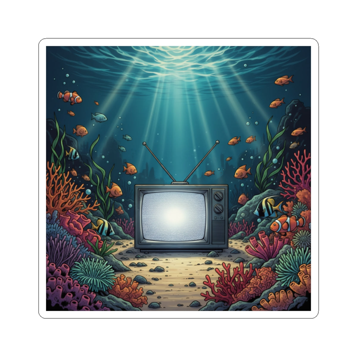 Sunken Broadcast | Kiss-Cut Sticker