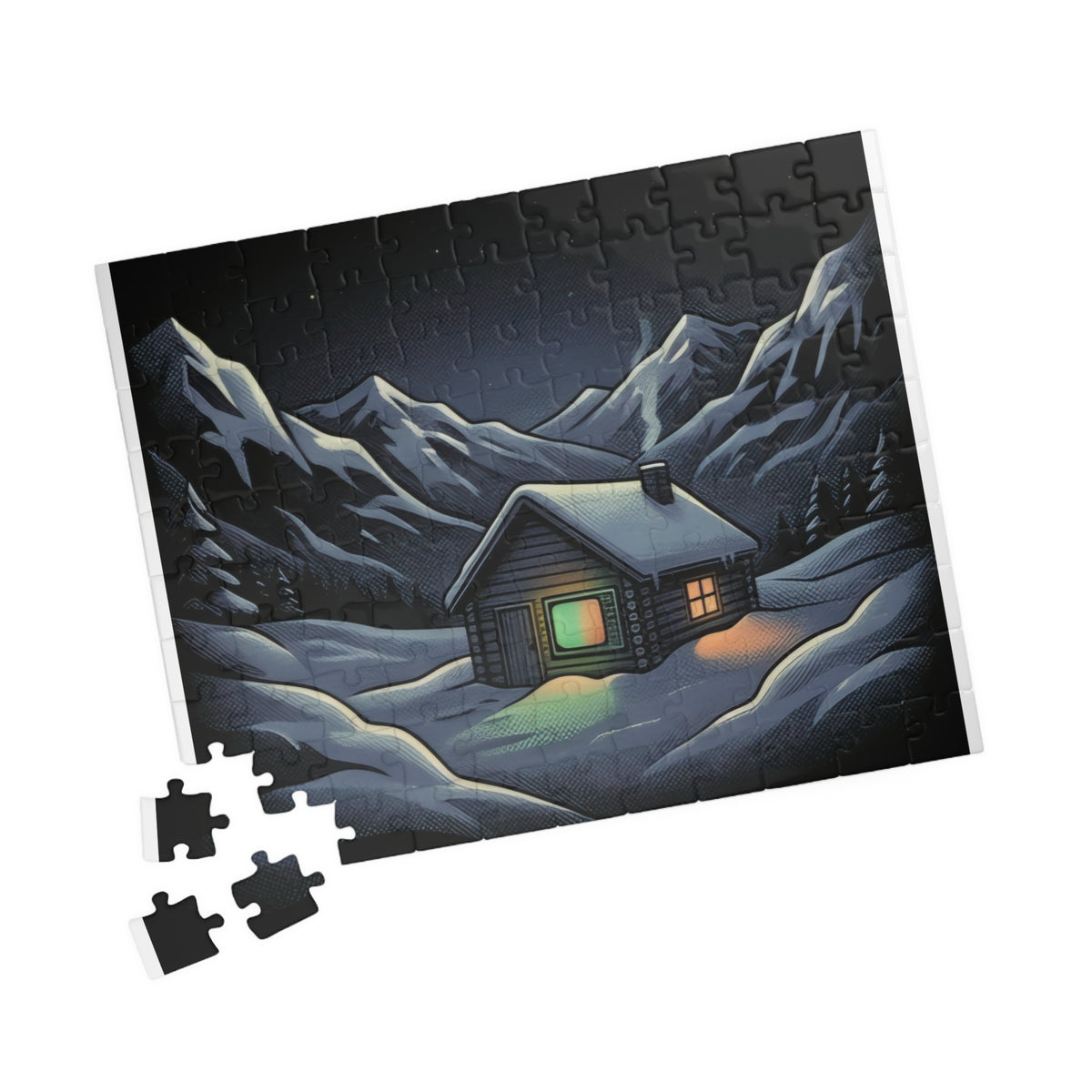 Static Cabin | Puzzle (110, 252, 520, 1014-piece)