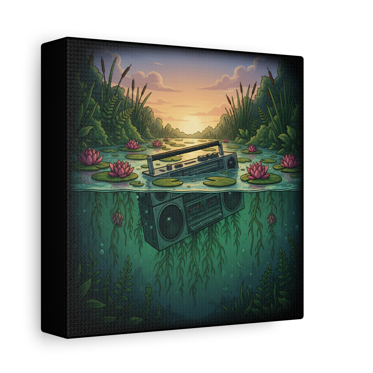 Submerged Frequency | Matte Canvas