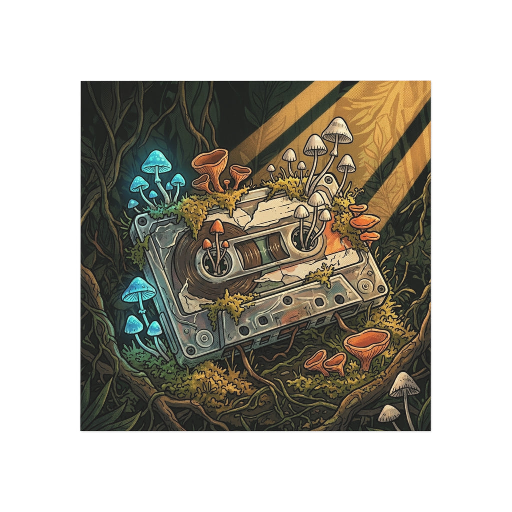 Forest Rewind | Square Fridge Magnet