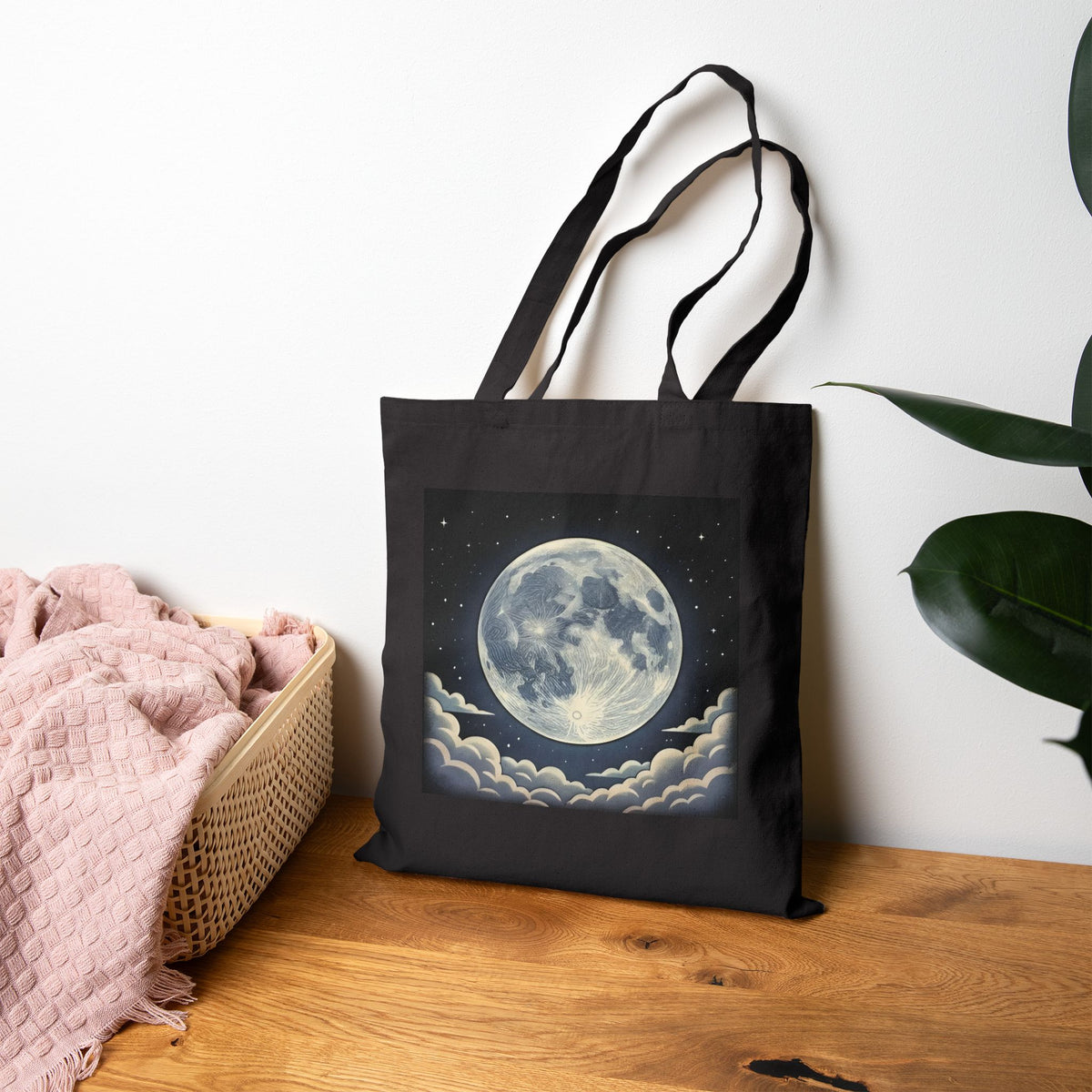 Static Moon | Tote Bag