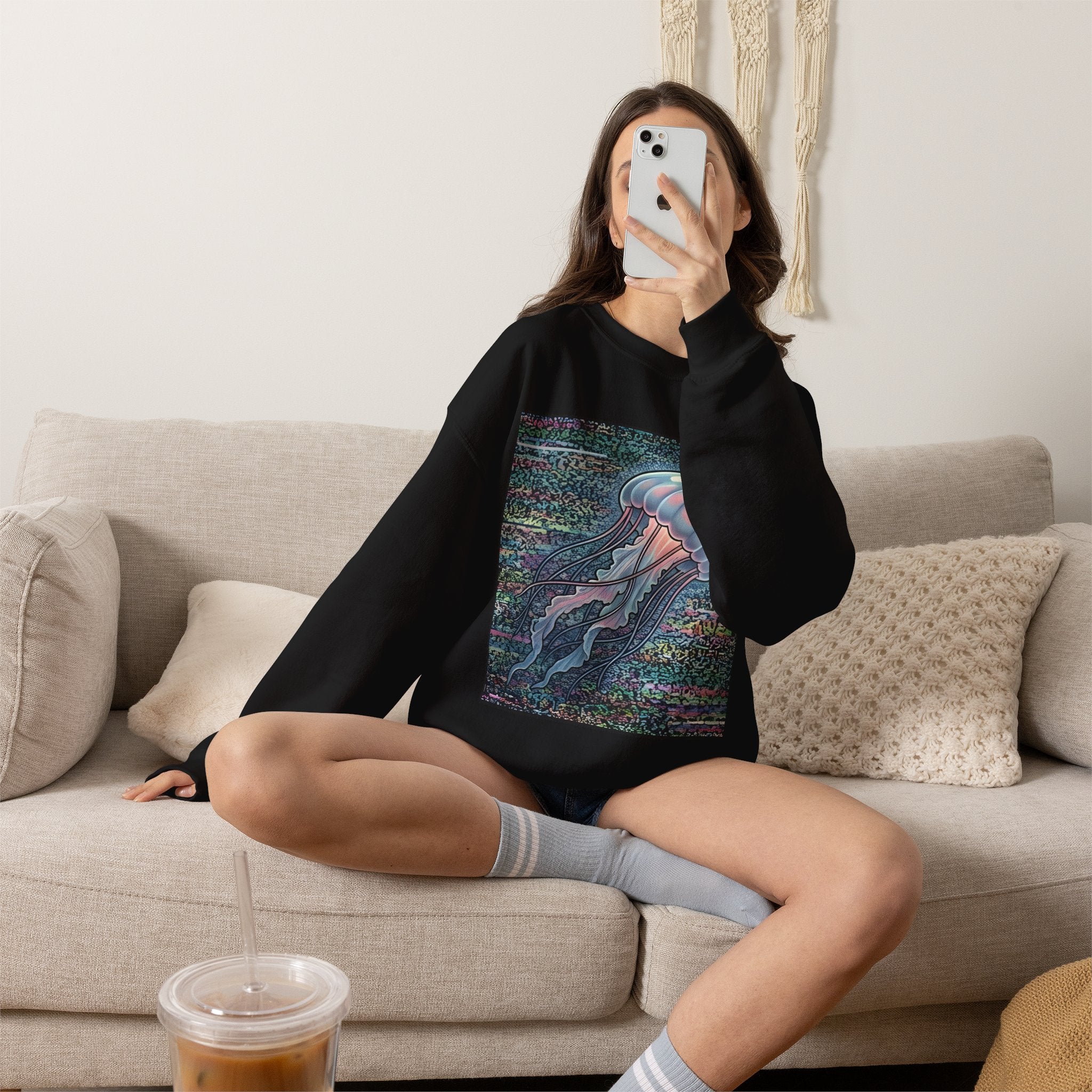 Glitched Jellyfish | Sweatshirt