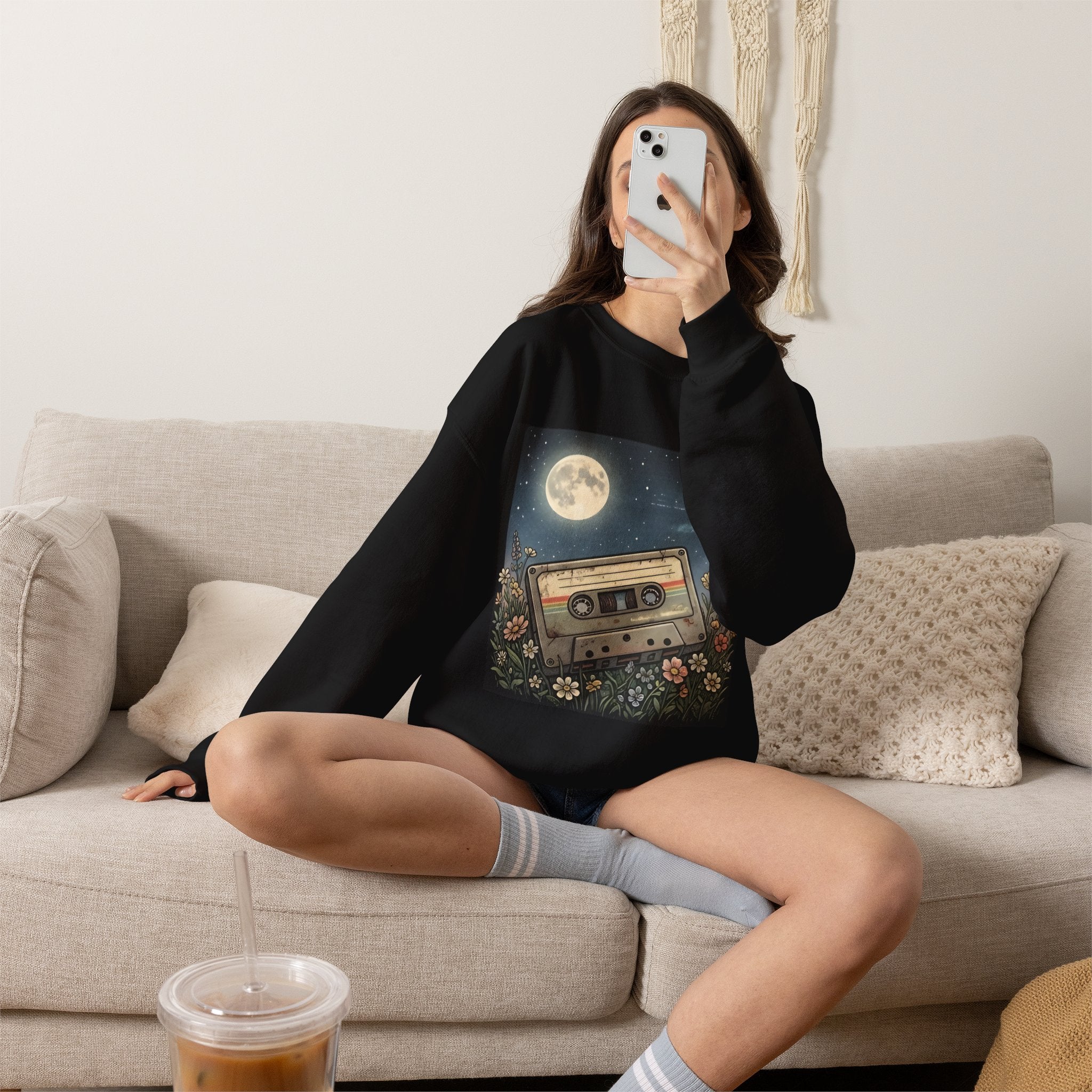 Cassette Moon | Sweatshirt