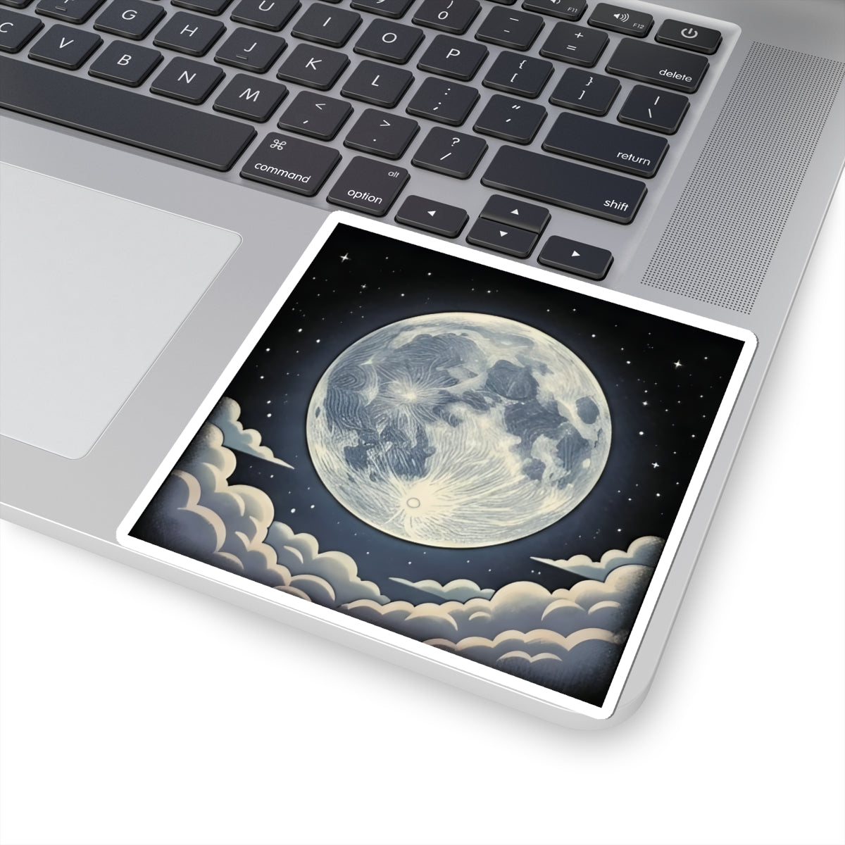 Static Moon | Kiss-Cut Sticker