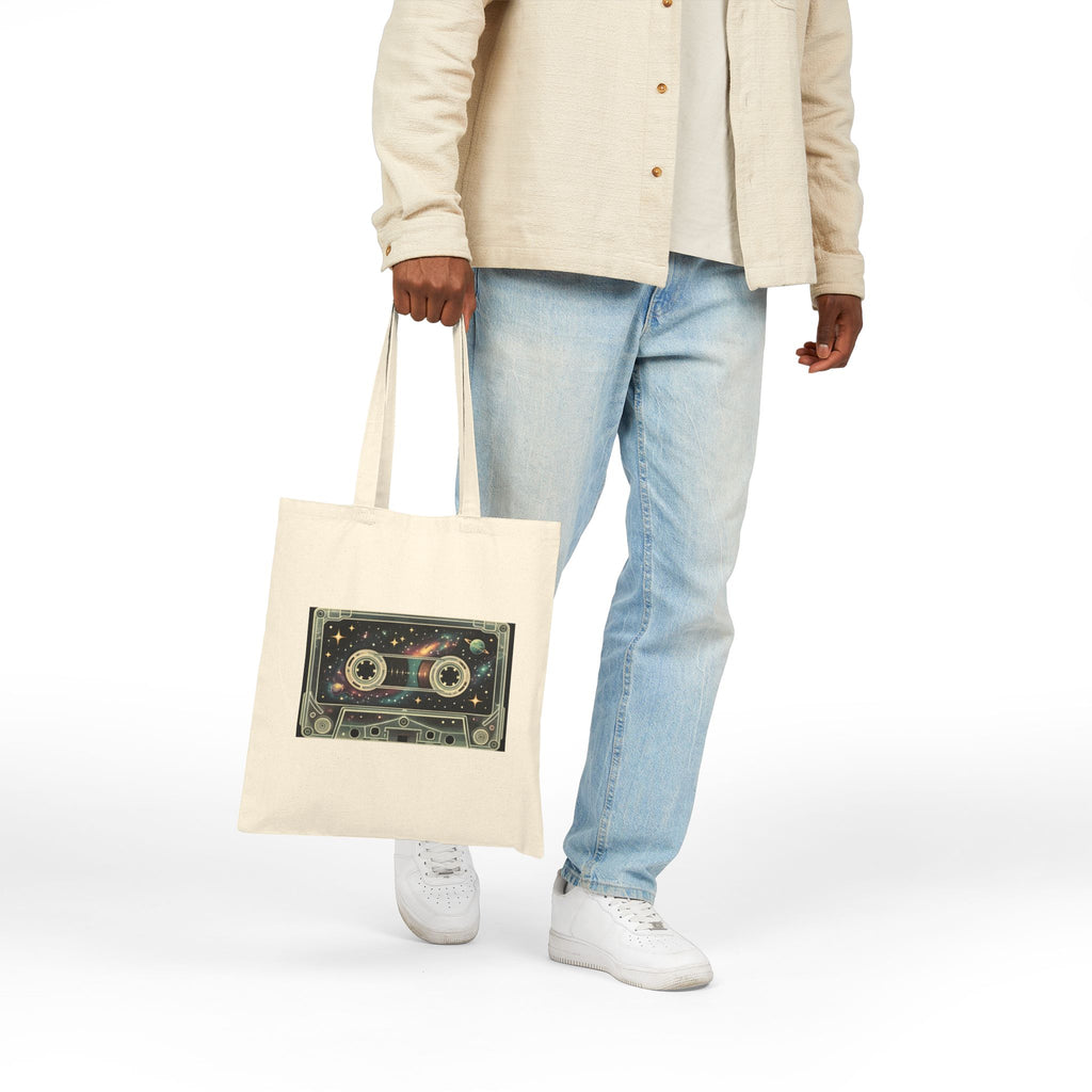Galaxy Cassette Tape | Canvas Tote Bag