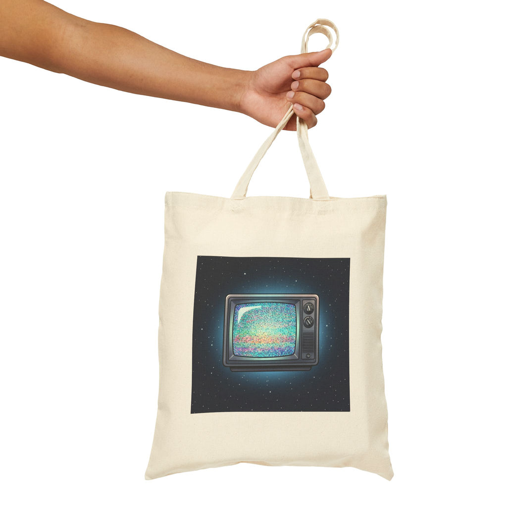 Deep Space Static | Canvas Tote Bag