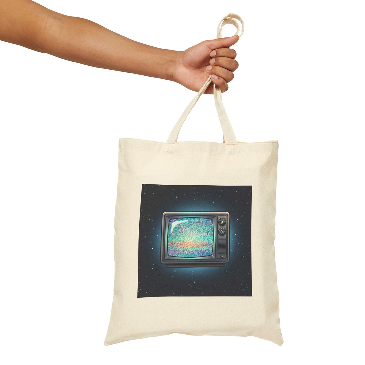 Deep Space Static | Canvas Tote Bag