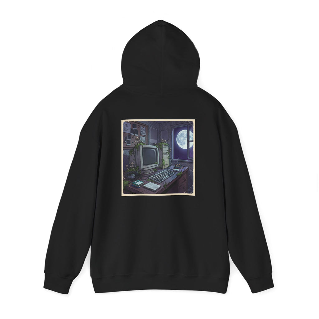 Midnight Terminal | Print on Back Hoodie