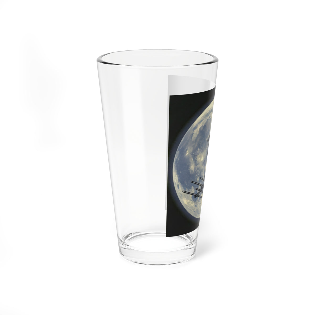 Crow on Antenna | 16 oz Glass