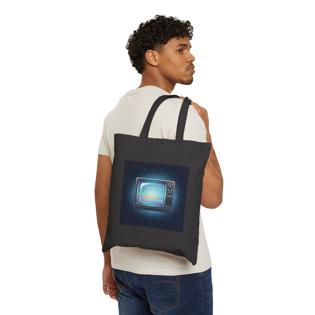Deep Space Static | Canvas Tote Bag