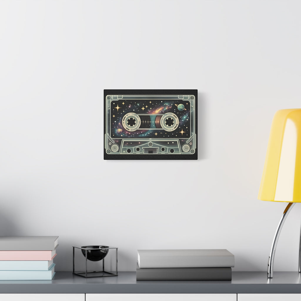 Galaxy Cassette Tape | Matte Canvas
